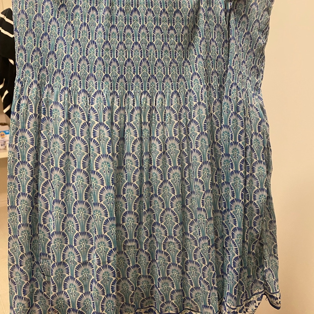Blue Patterned Women's Skirt